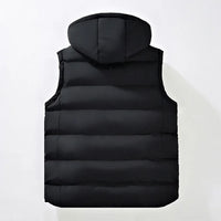 Glacier 2.0 Hooded Vest in Charcoal