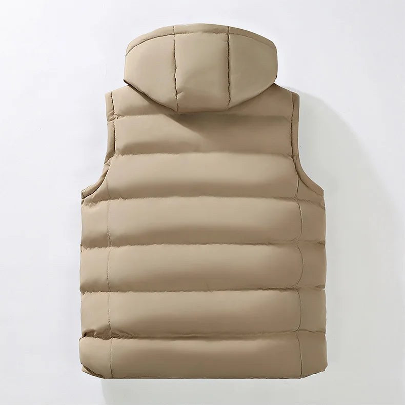 Glacier 2.0 Hooded Vest in Khaki