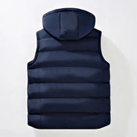 Glacier 2.0 Hooded Vest in Navy Blue