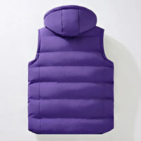 Glacier 2.0 Hooded Vest in Purple