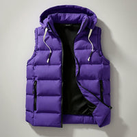 Glacier 2.0 Hooded Vest in Purple