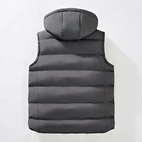 Glacier 2.0 Hooded Vest in Slate Gray