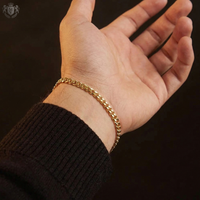 Cuban Bracelet Gold 4mm