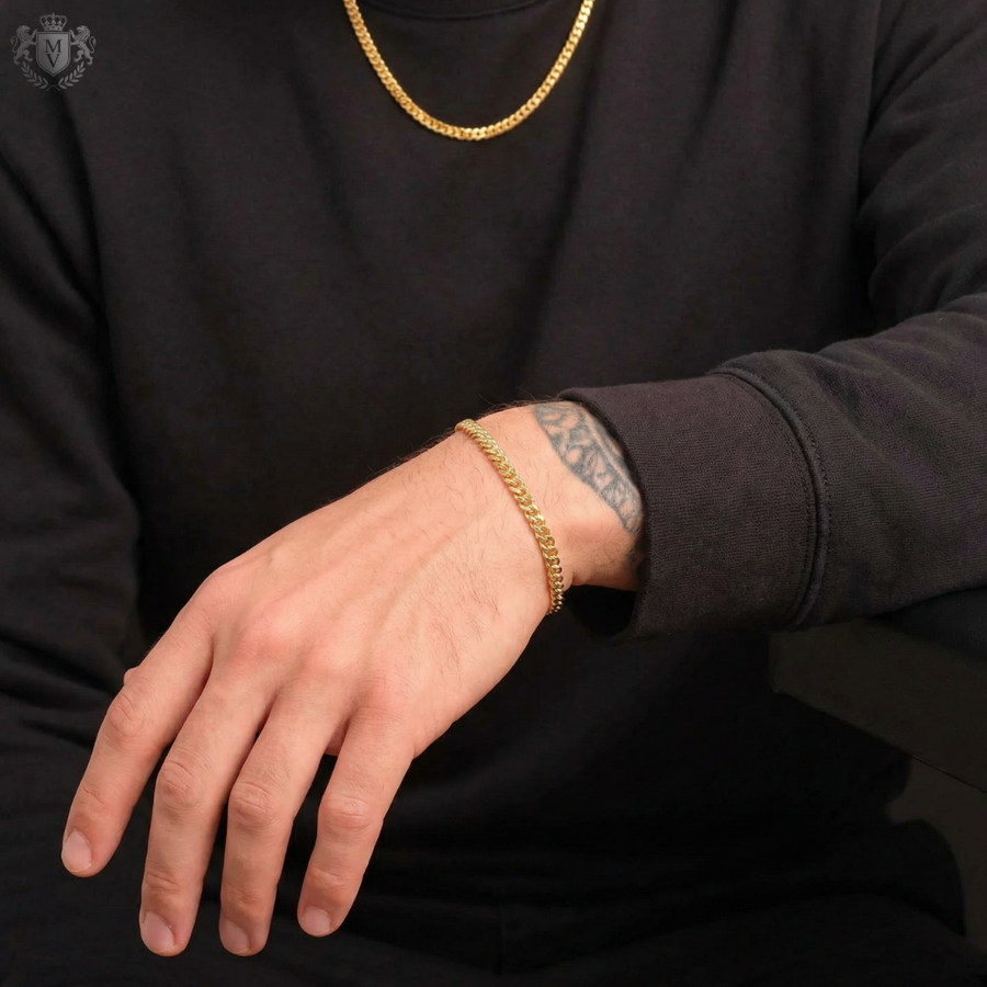 Cuban Bracelet Gold 6mm