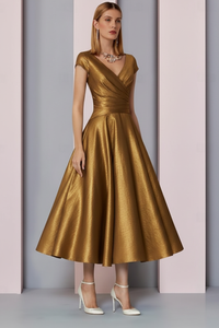 Eleanor Satin A-Line Dress