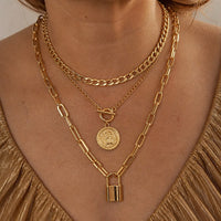 Grand Medallion Link Necklace