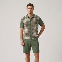 Grady Striped Two Piece Set in Sage