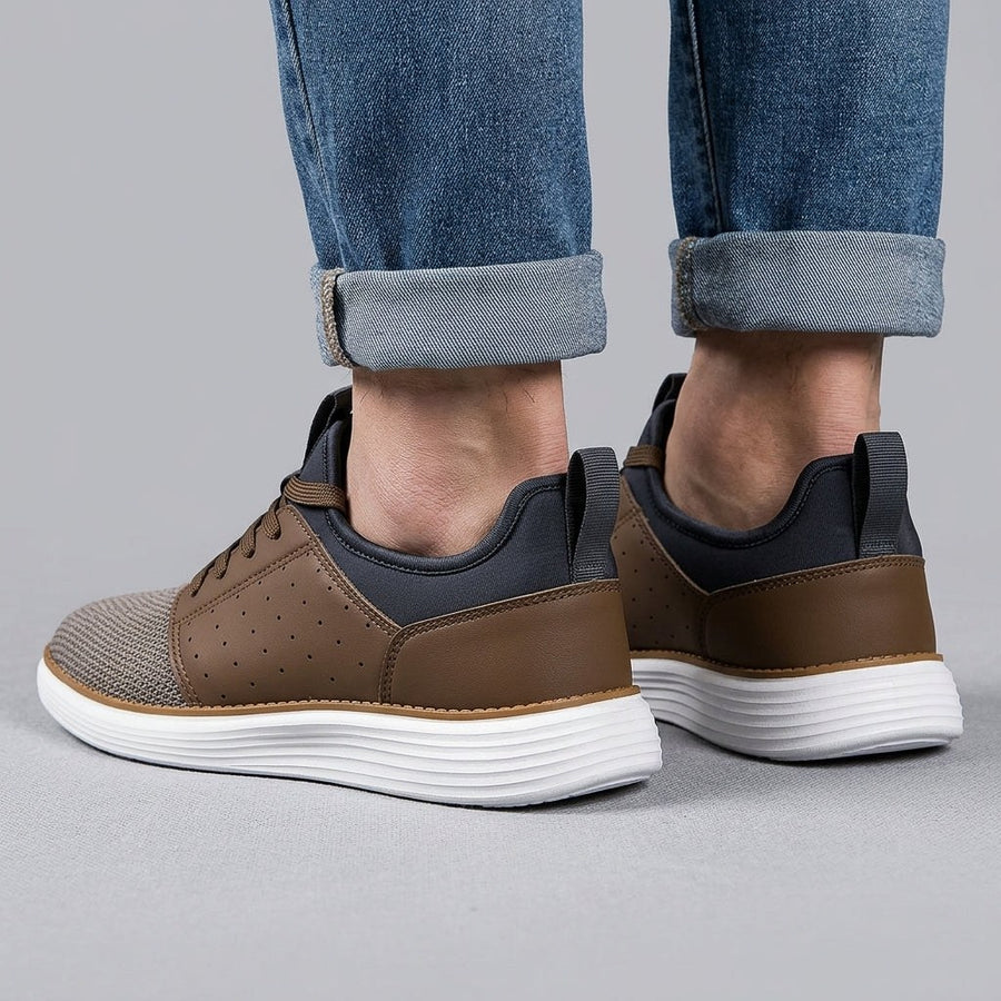 Grandview KnitFlex Sneaker in Sienna Brown