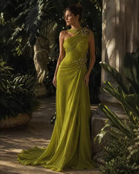 LARISSA | ONE SHOULDER MAXI DRESS