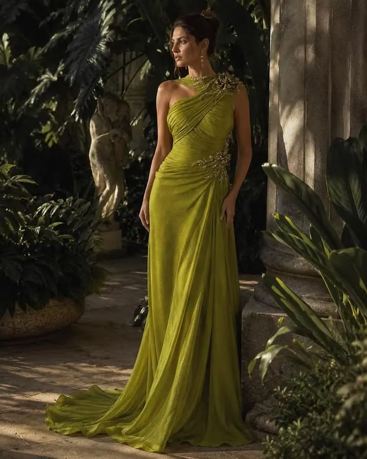 LARISSA | ONE SHOULDER MAXI DRESS