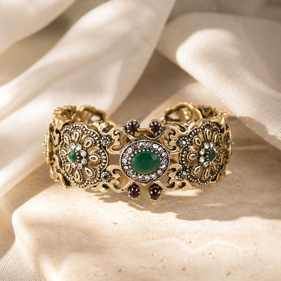 Sultan Floral Statement Bracelet