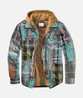 Gregoire | Men's Checked Hooded Shirt Jacket