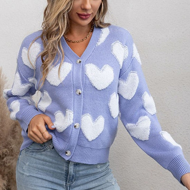 Greta Cardigan in Blue