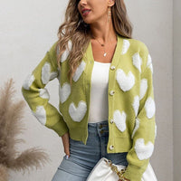 Greta Cardigan in Green