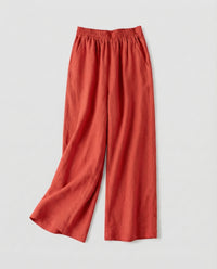 Greta Linen Trousers in Multicolour