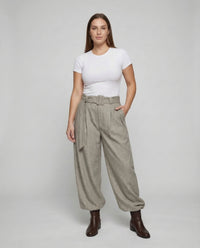 Greta Linen Trousers with Belted