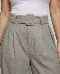 Greta Linen Trousers with Belted