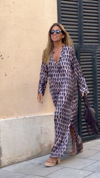 Greta Maxi Dress in Purple