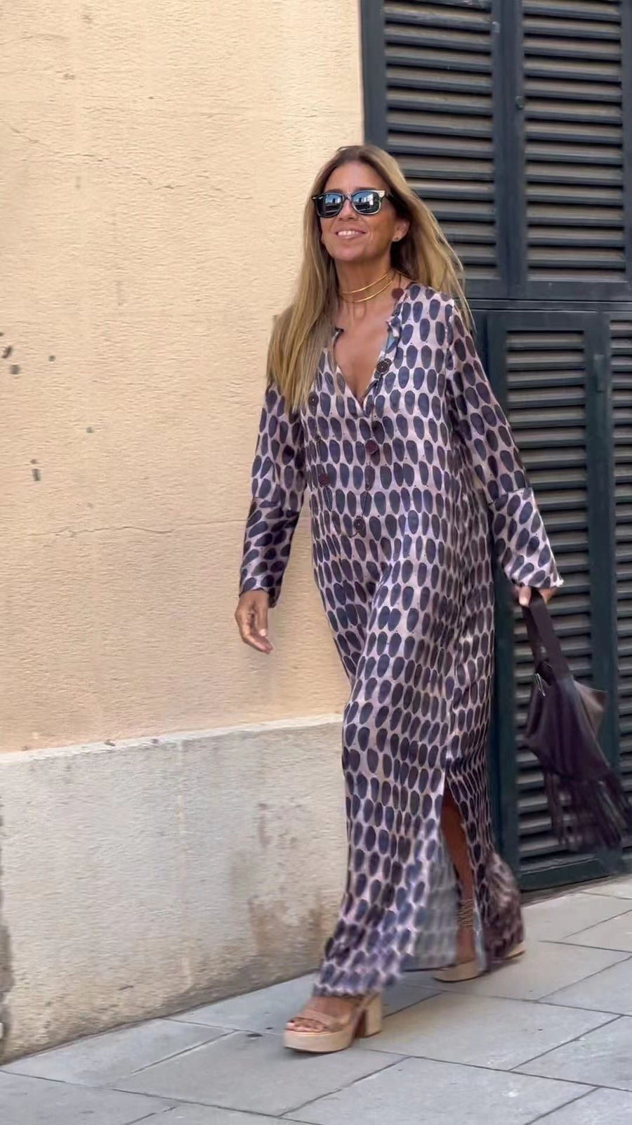 Greta Maxi Dress in Purple