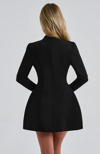 Agatha Mini Dress – Black