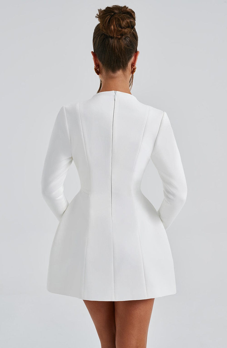 Agatha Mini Dress – Ivory