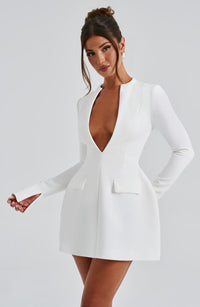 Agatha Mini Dress – Ivory