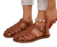 Greta Sandals in Brown