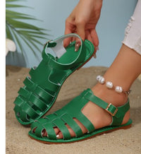 Greta Sandals in Green