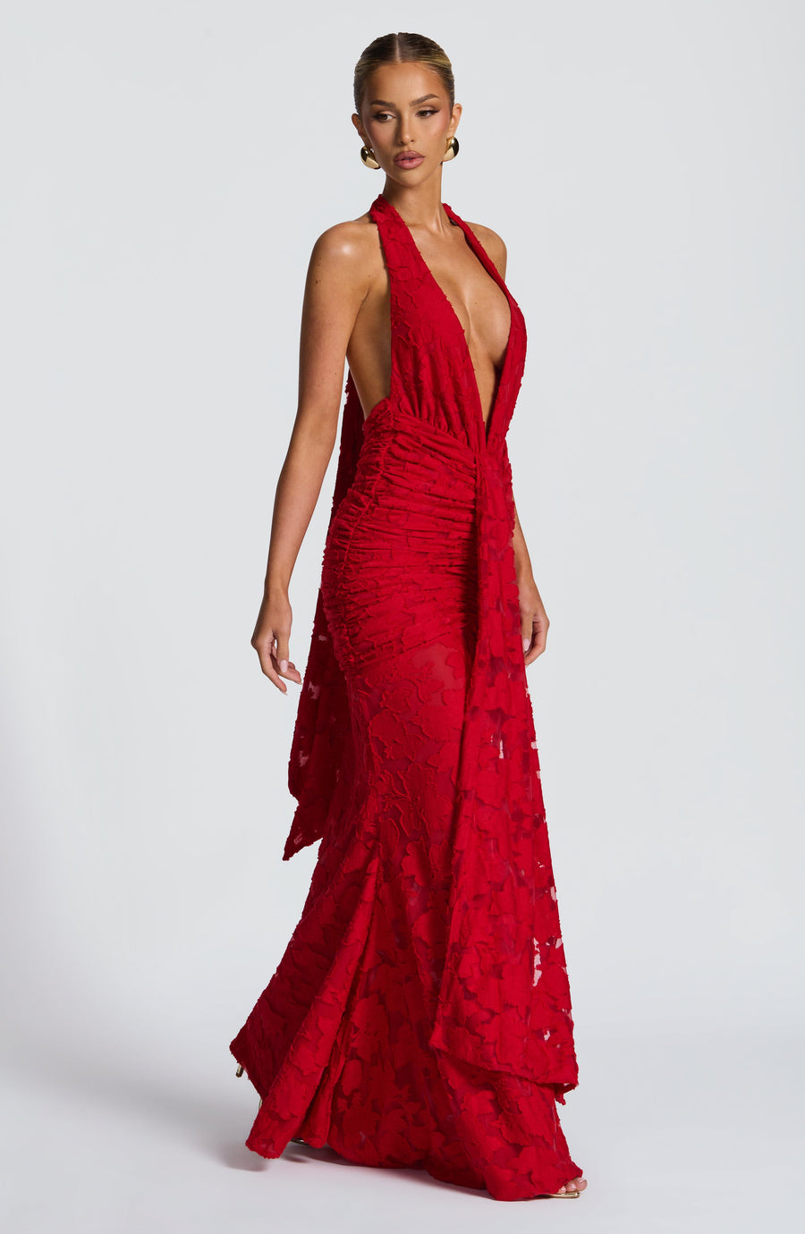 Tori Maxi Dress – Red