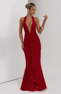 Tori Maxi Dress – Red