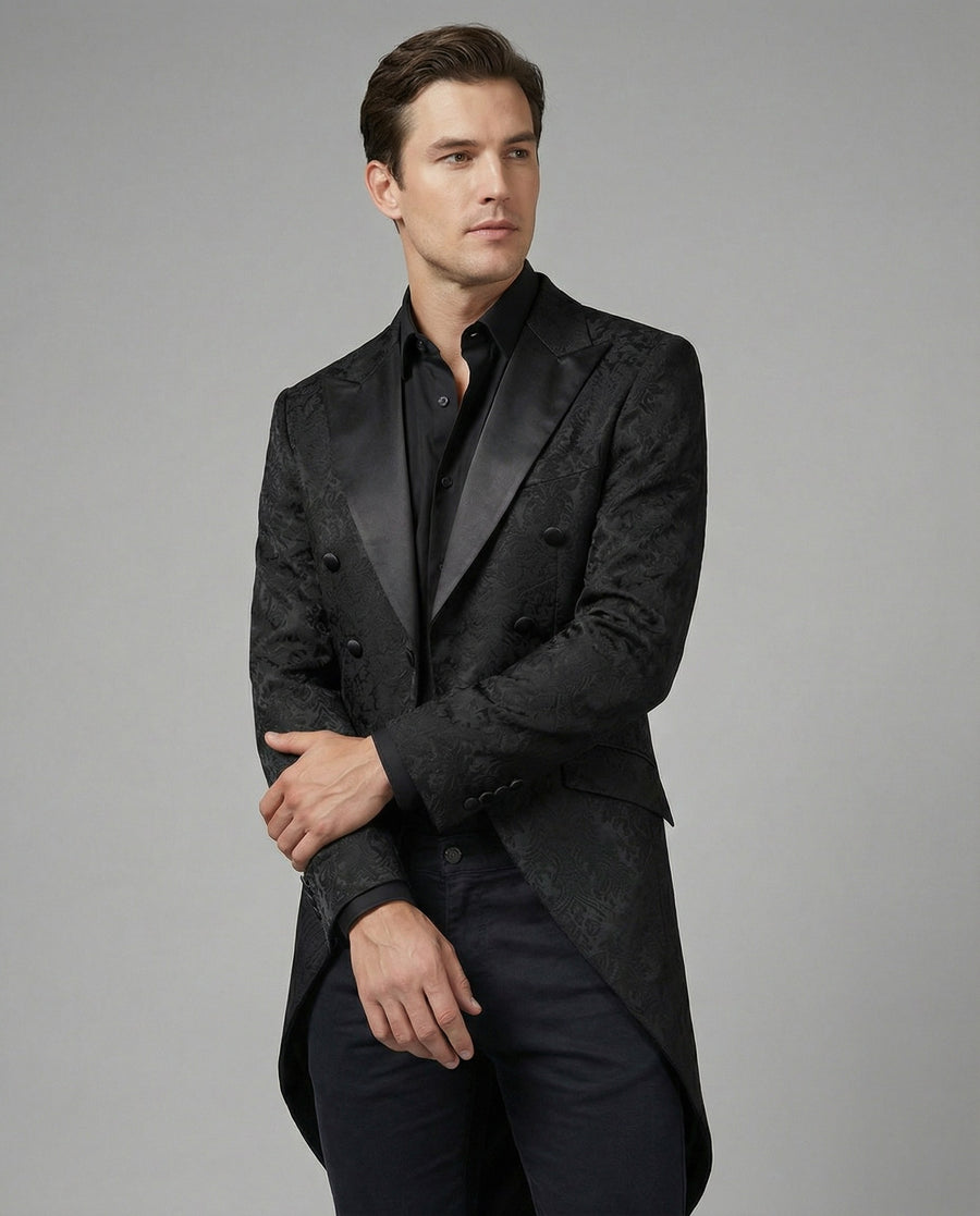Gustav Coat in Black