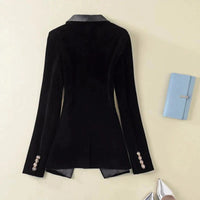 Gustav Satin Jacket in Black