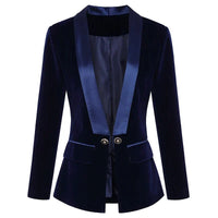 Gustav Satin Jacket in Black