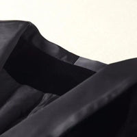 Gustav Satin Jacket in Black