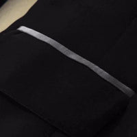 Gustav Satin Jacket in Black
