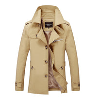 Gustav Trench Coat in Light Yellow