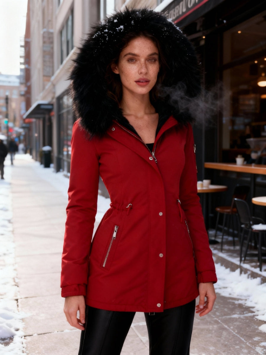 Gwen Coat in Red