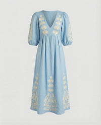 Gwen Dress in Blue