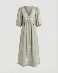 Gwen Dress in Grey