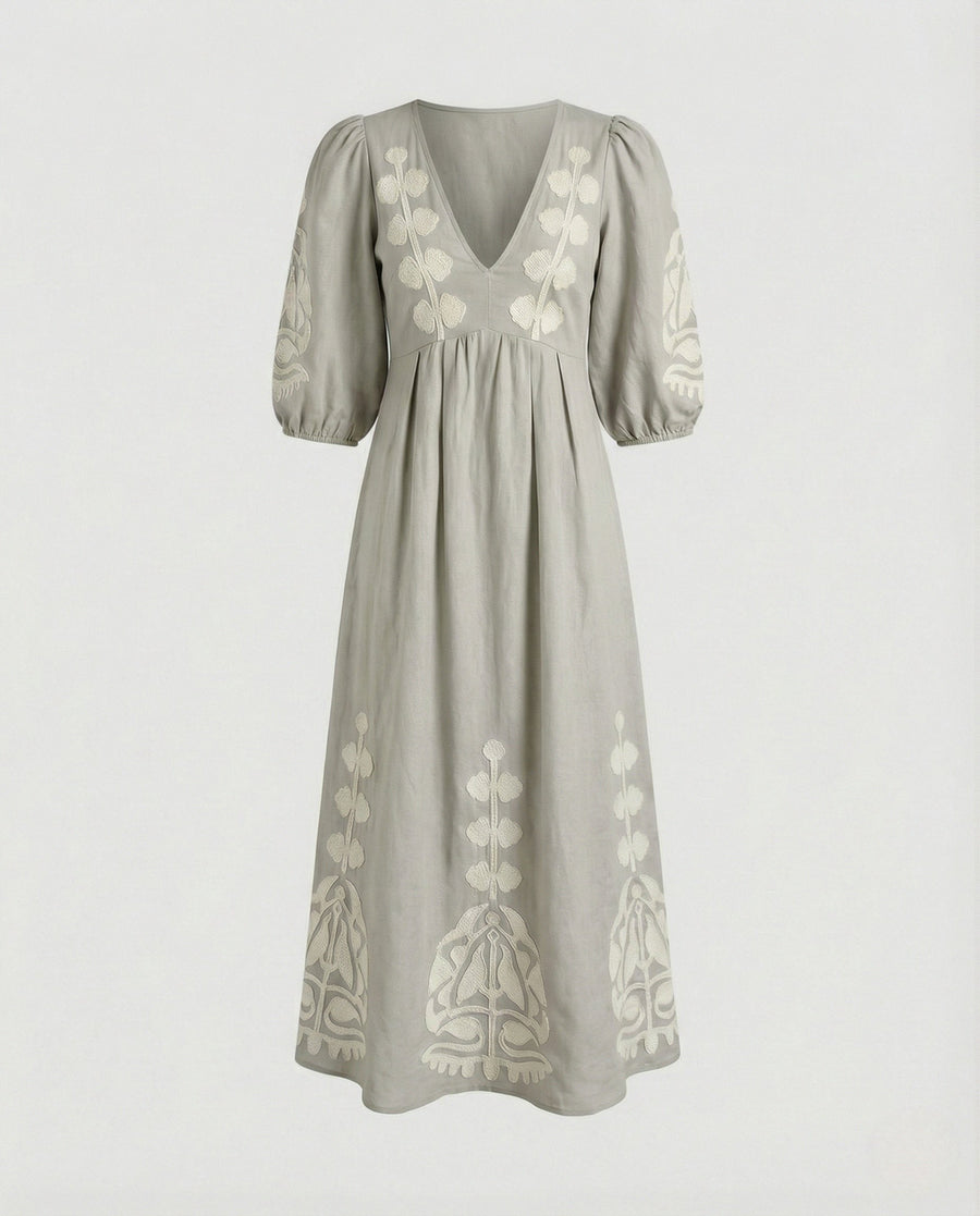 Gwen Dress in Grey