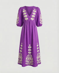 Gwen Dress in Purple