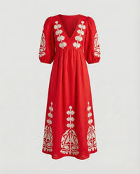 Gwen Dress in Red