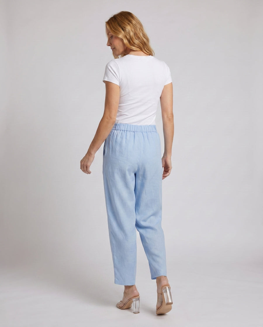 Gwen Elegant Linen Trousers with Pockets