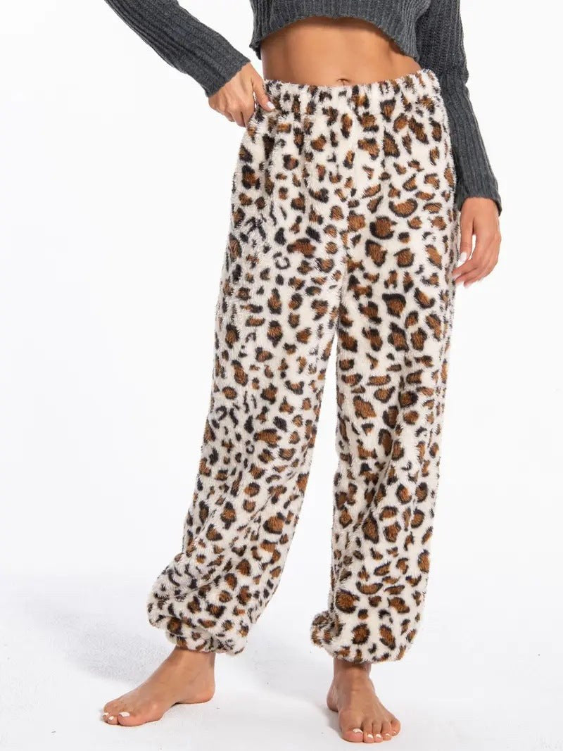 Gwen Trousers in Leopard Print