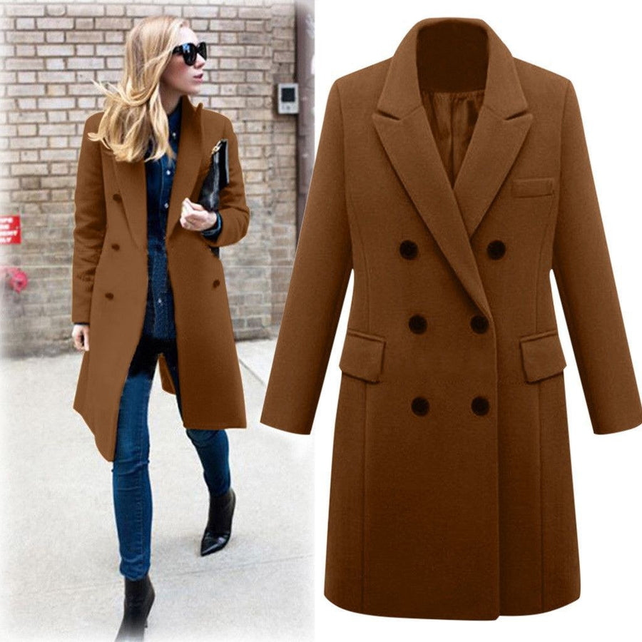 Hadley Elegant Coat with Pockets
