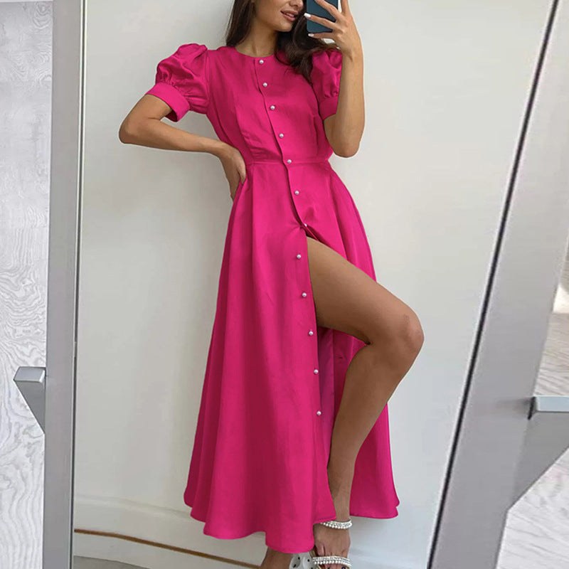 Hadley Shirt Dress with Side Split
