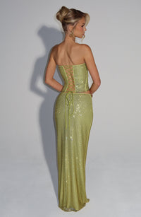 Blake Maxi Skirt - Olive