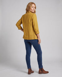 Halle Relaxed Linen Blazer with Pockets
