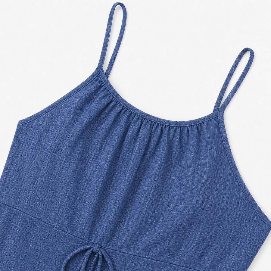 Halvine Women's Halter Wide-Leg Jumpsuit
