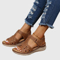 Halvine Women's Orthopedic Flat Sandals